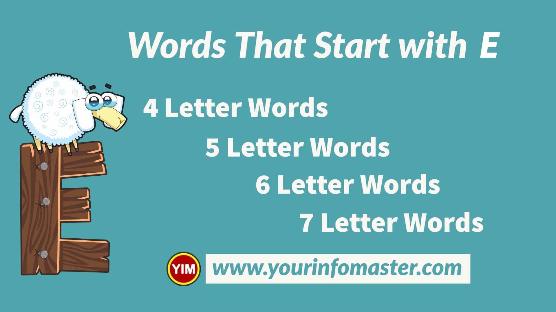 Awesome Cool Words That Start With E Your Info Master