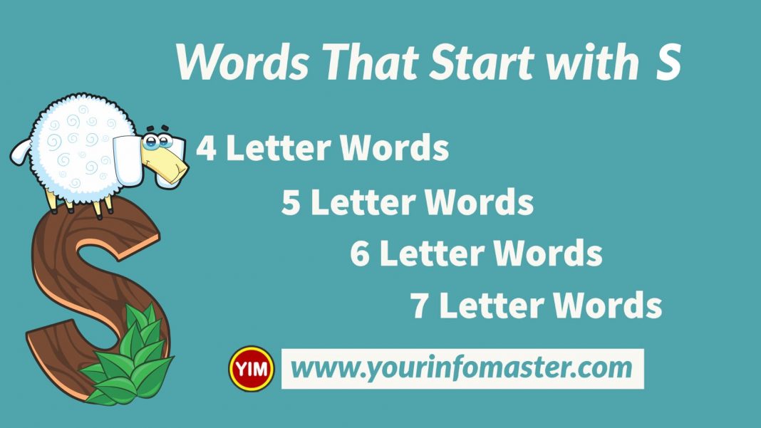 Awesome Cool Words That Start With S Your Info Master