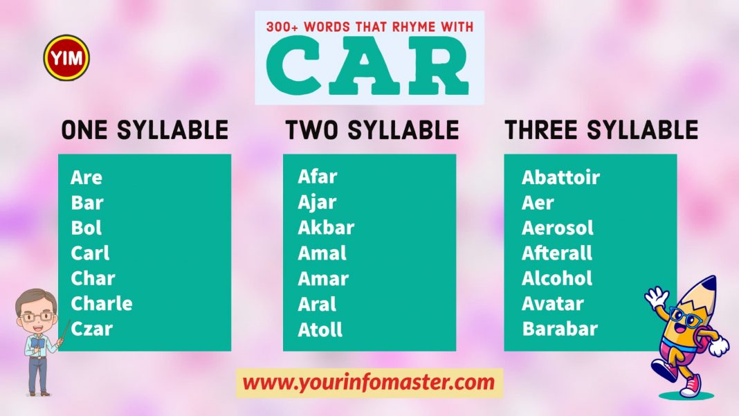 300-useful-words-that-rhyme-with-car-in-english-your-info-master