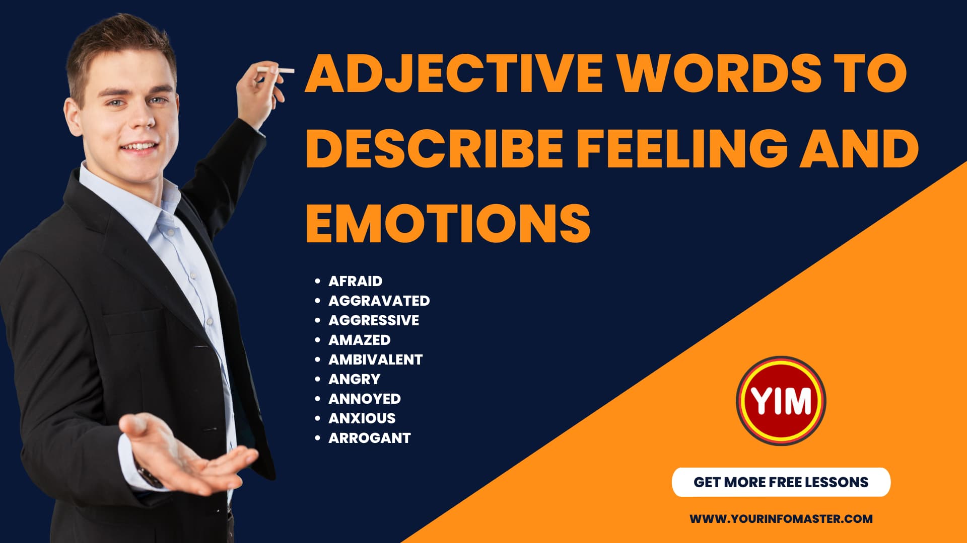 Adjective Words To Describe Feeling And Emotions Your Info Master