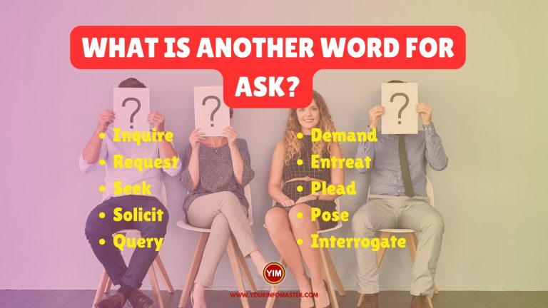 What is another word for Ask