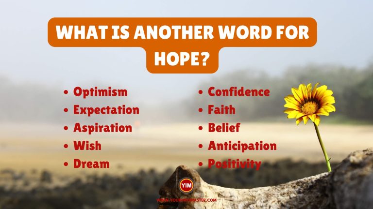 What is another word for Hope