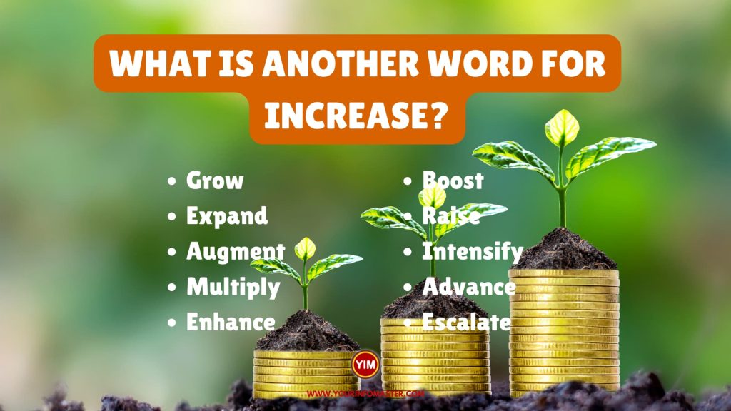 What Is Another Word For Increase Sentences Antonyms And Synonyms For 