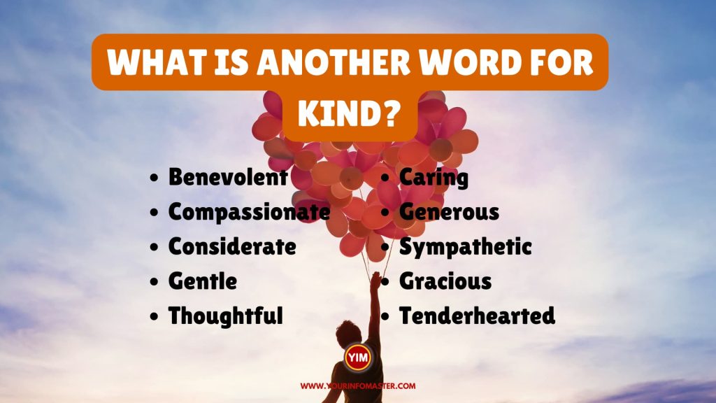 What Is Another Word For Kind Sentences Antonyms And Synonyms For 