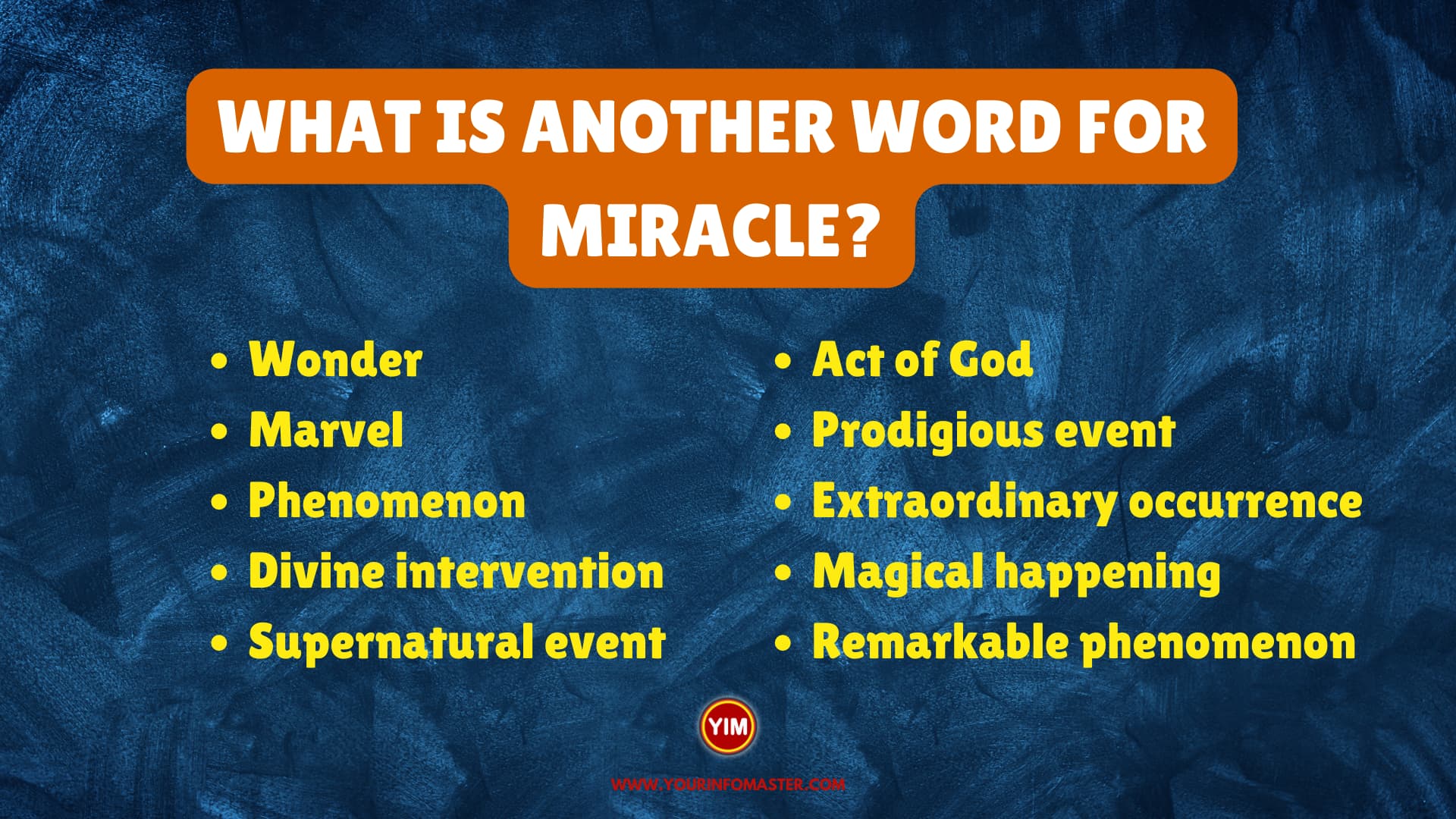 What Is Another Word For Miracle Sentences Antonyms And Synonyms For 