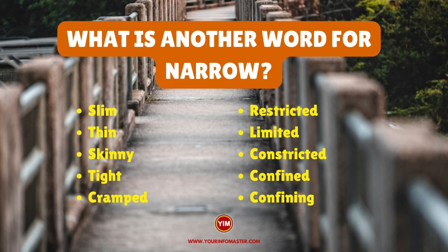 What Is Another Word For Narrow Sentences Antonyms And Synonyms For 