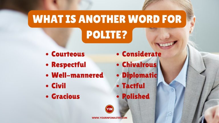 What is another word for Polite