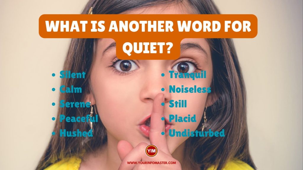 What Is another Word For Quiet Sentences Antonyms And Synonyms For 