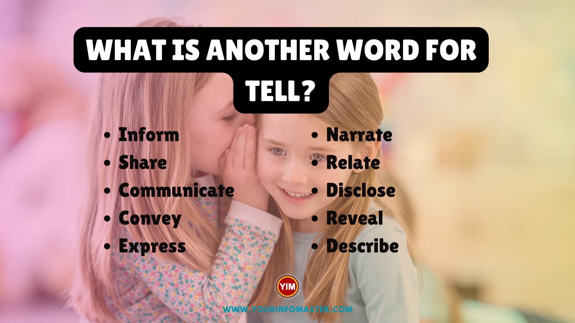 What Is another Word For Tell Tell Synonyms Antonyms And Sentences 