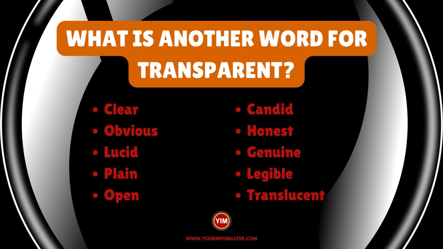 What Is another Word For Transparent Sentences Antonyms And Synonyms 