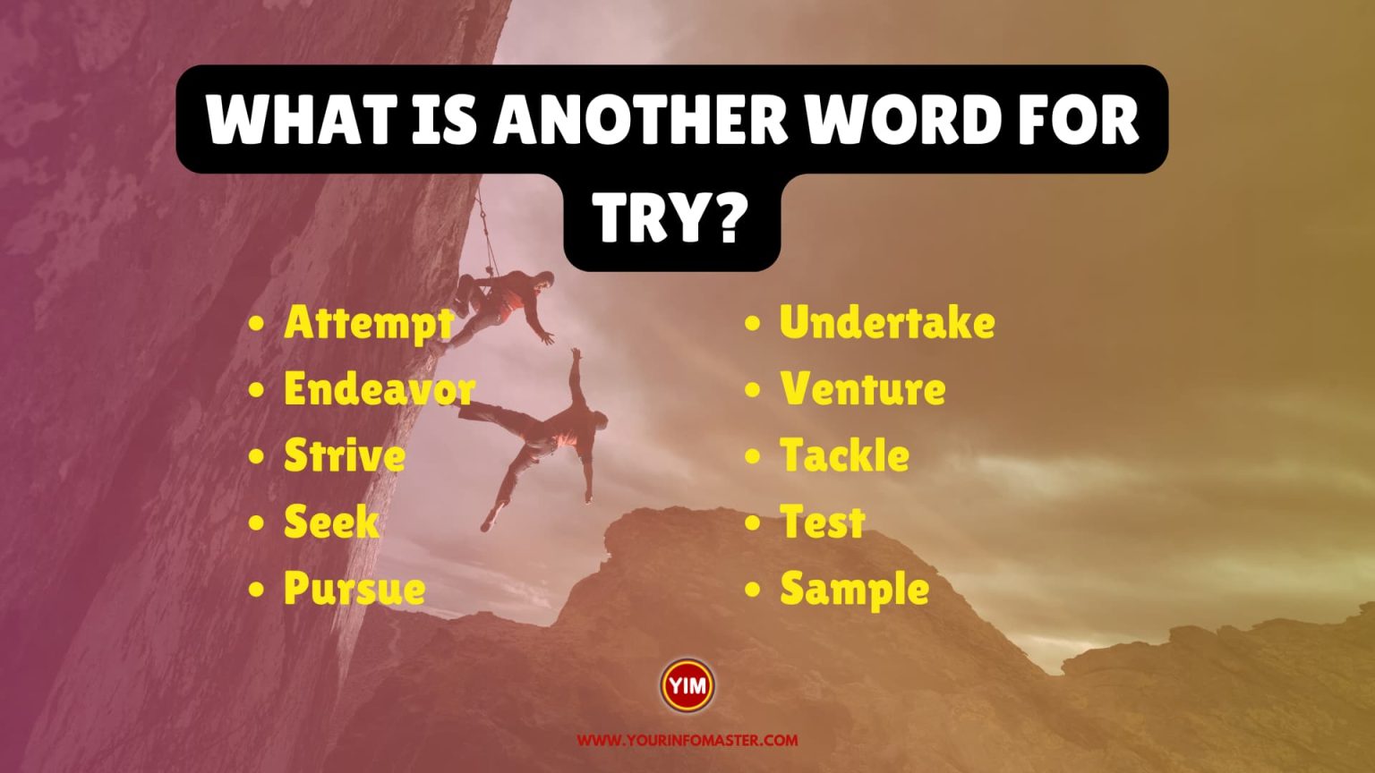 What Is Another Word For Try My Best