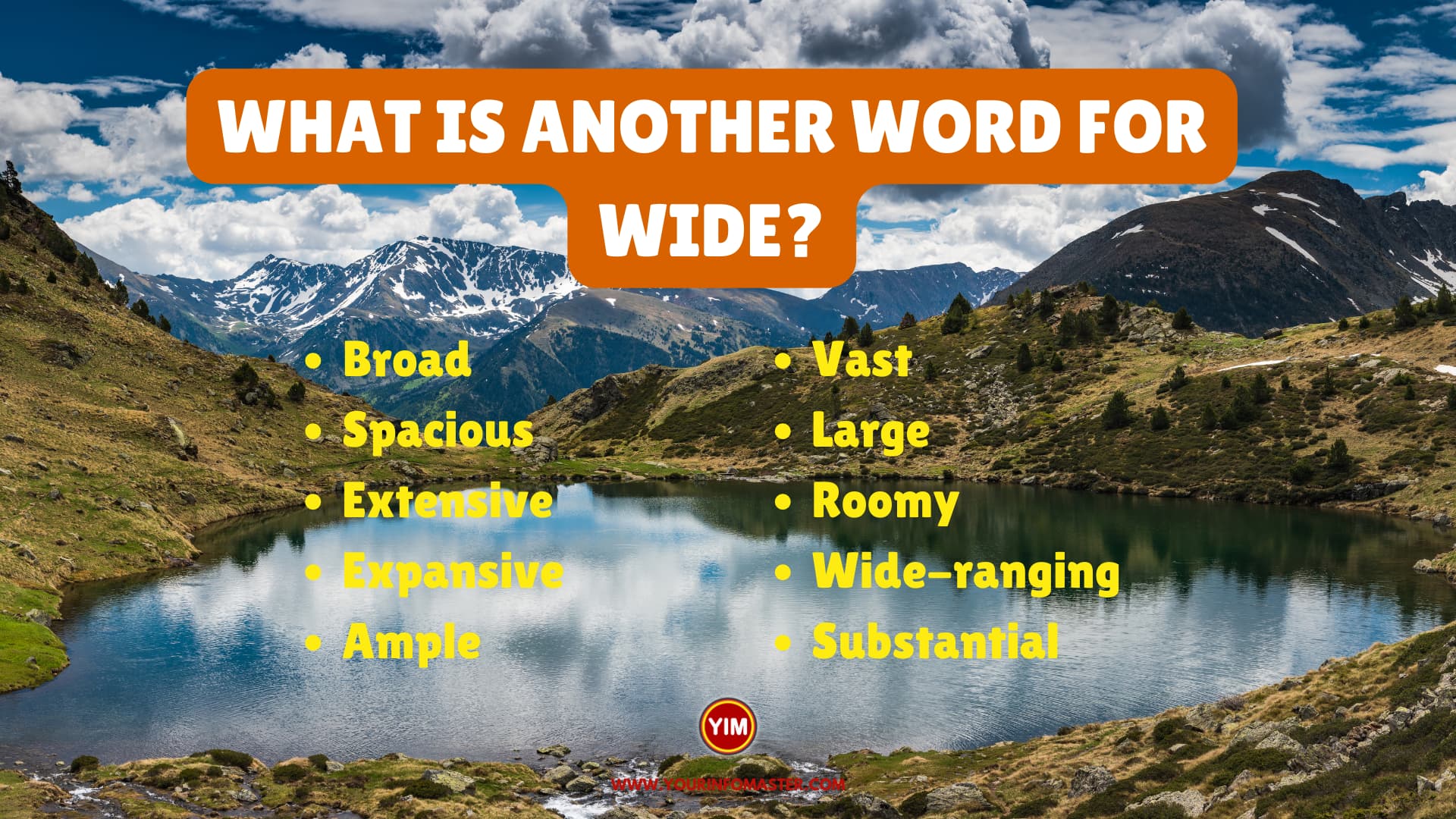 What Is Another Word For Wide Sentences Antonyms And Synonyms For 