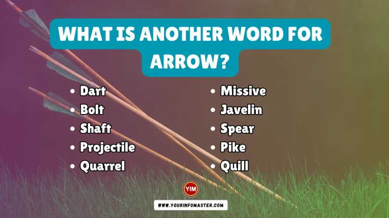 What is another word for Arrow