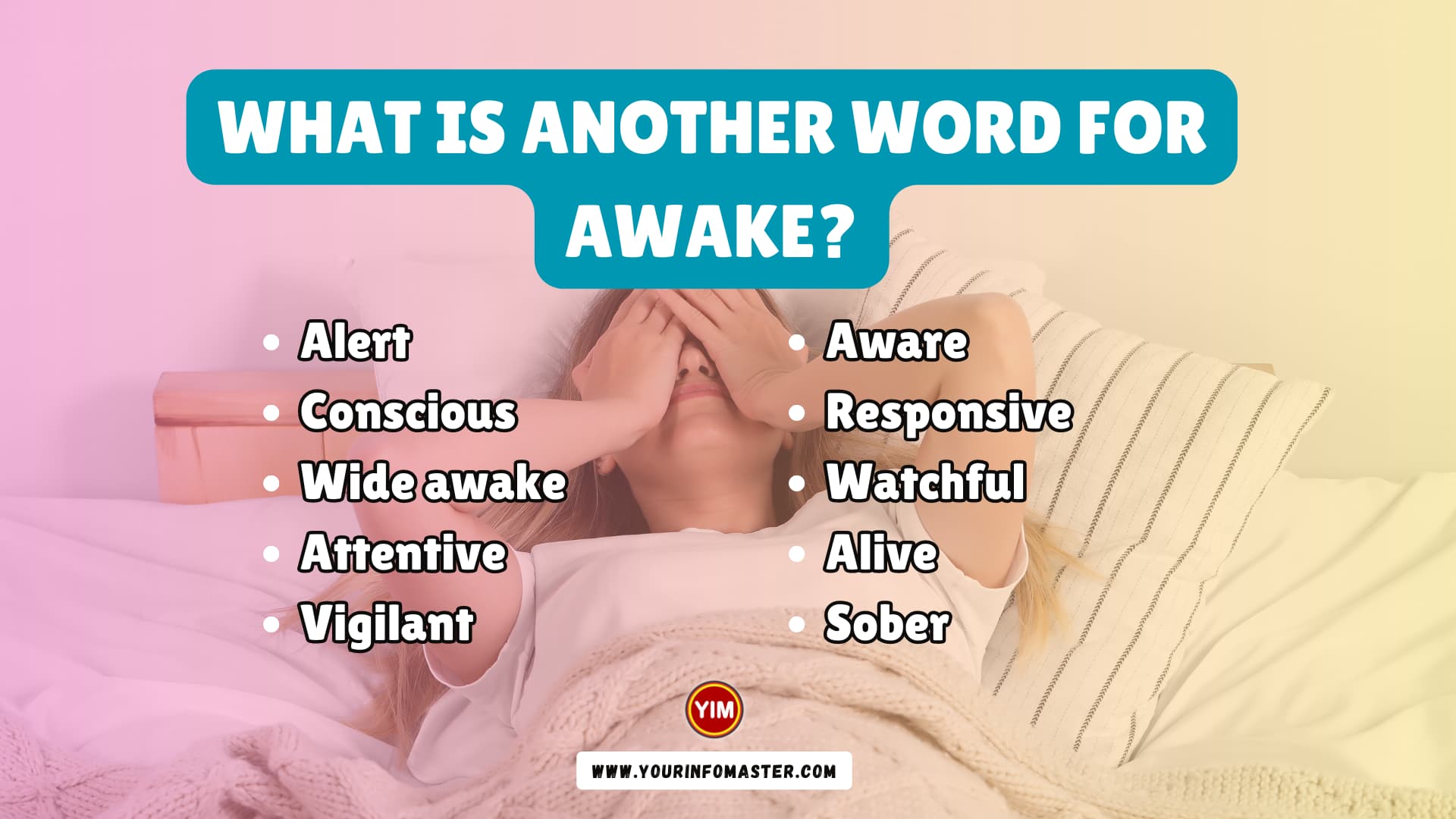 What Is Another Word For Awake Awake Synonyms Antonyms And 