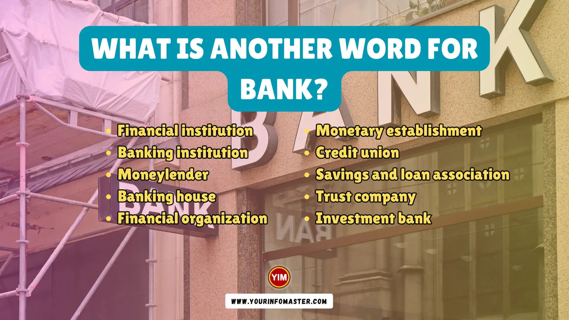 What Is Another Word For Bank Bank Synonyms Antonyms And Sentences 