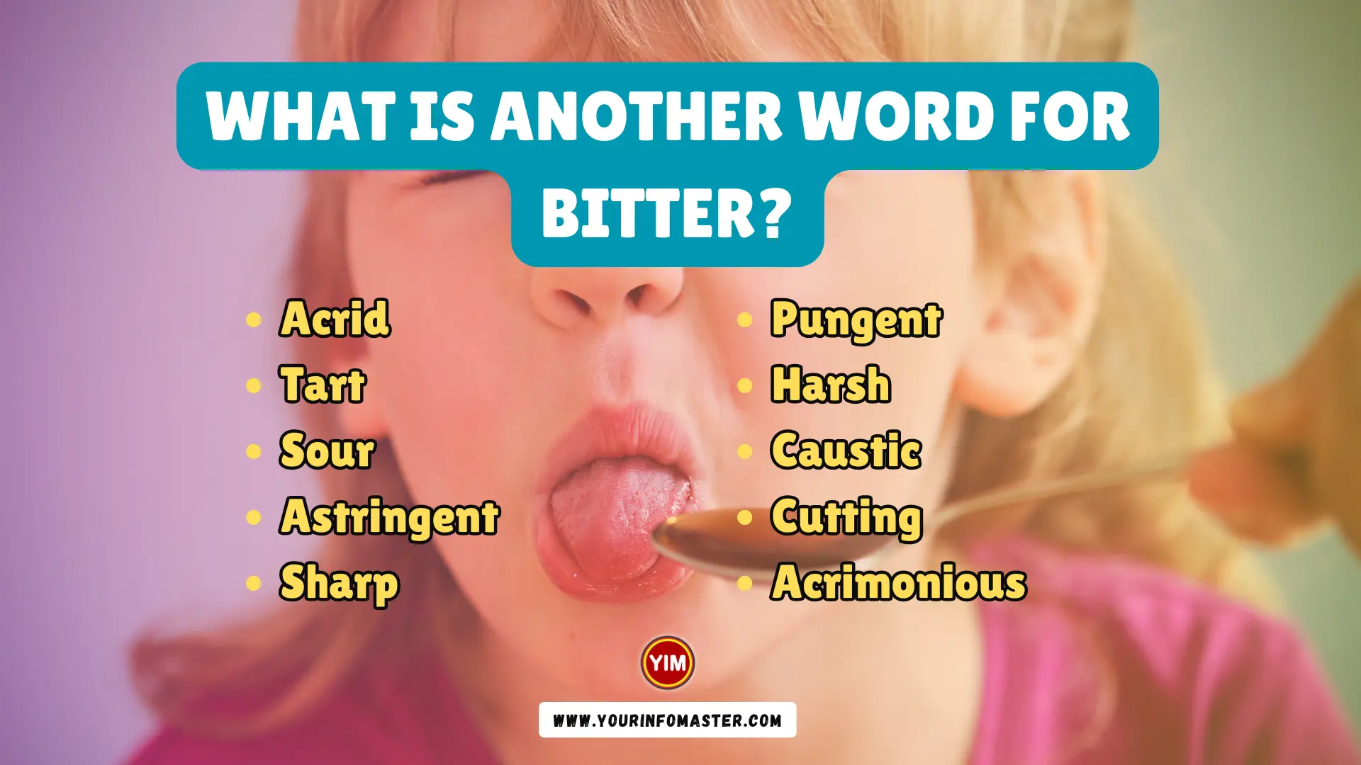 What Is another Word For Bitter Bitter Synonyms Antonyms And 