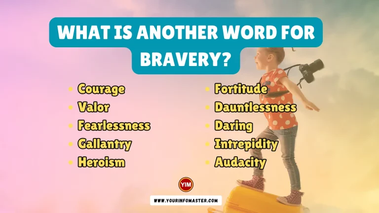 What is another word for Bravery