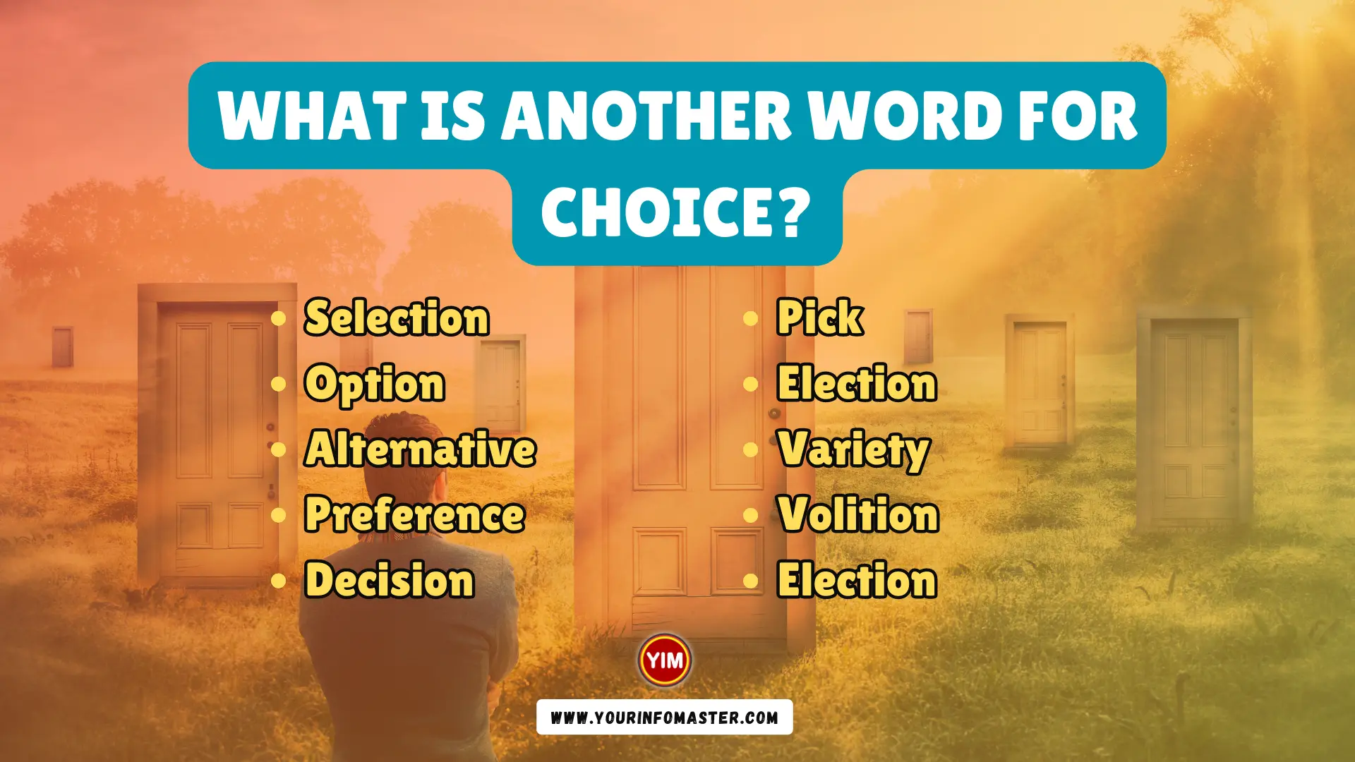 What Is Another Word For Choice Choice Synonyms Antonyms And Sentences Your Info Master