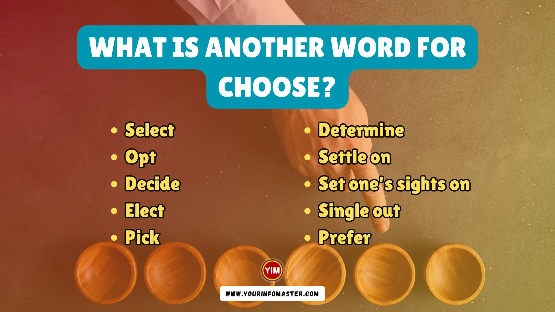 What Is Another Word For Choose Choose Synonyms Antonyms And 