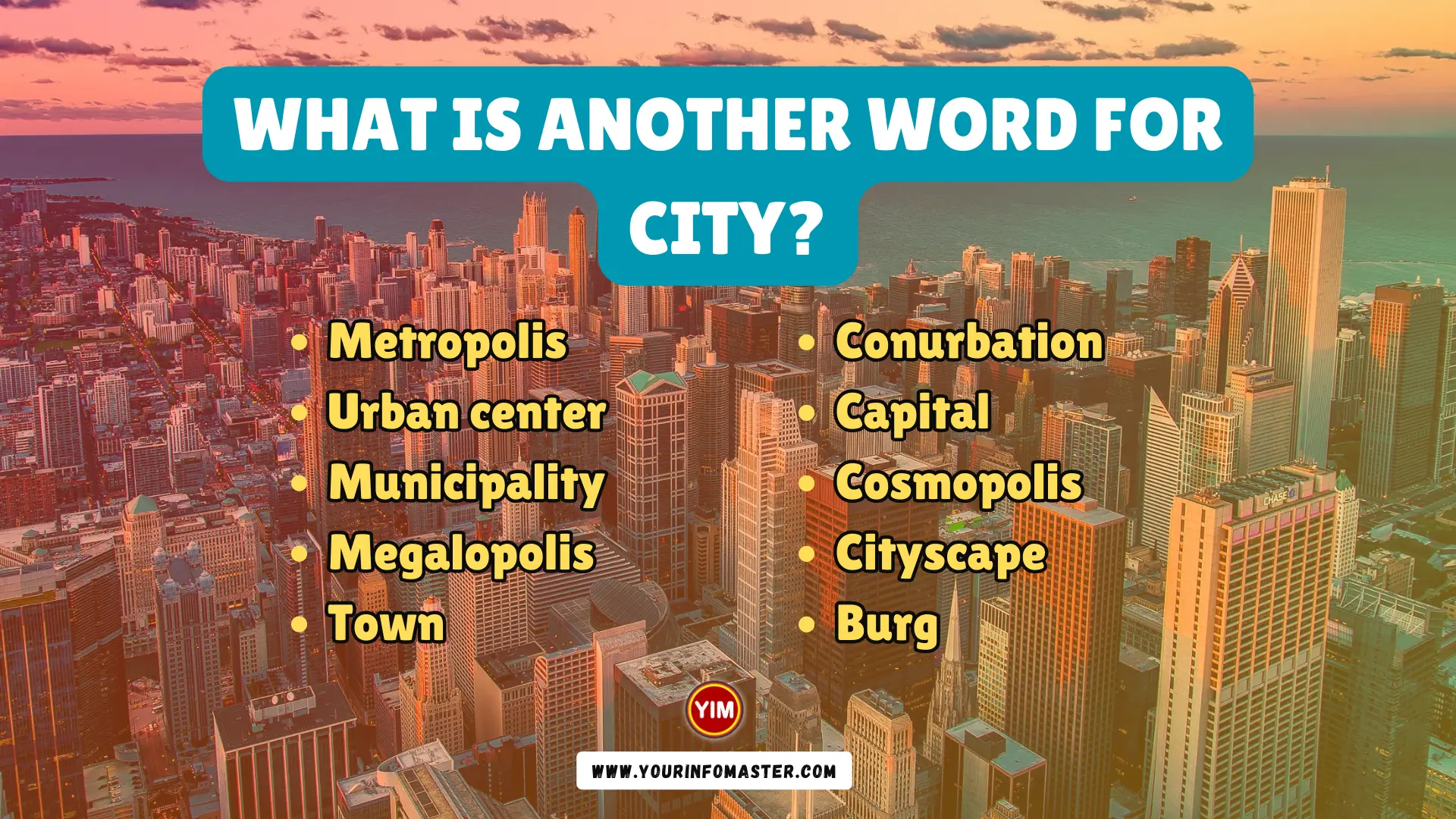 What Is Another Word For City City Synonyms Antonyms And Sentences 