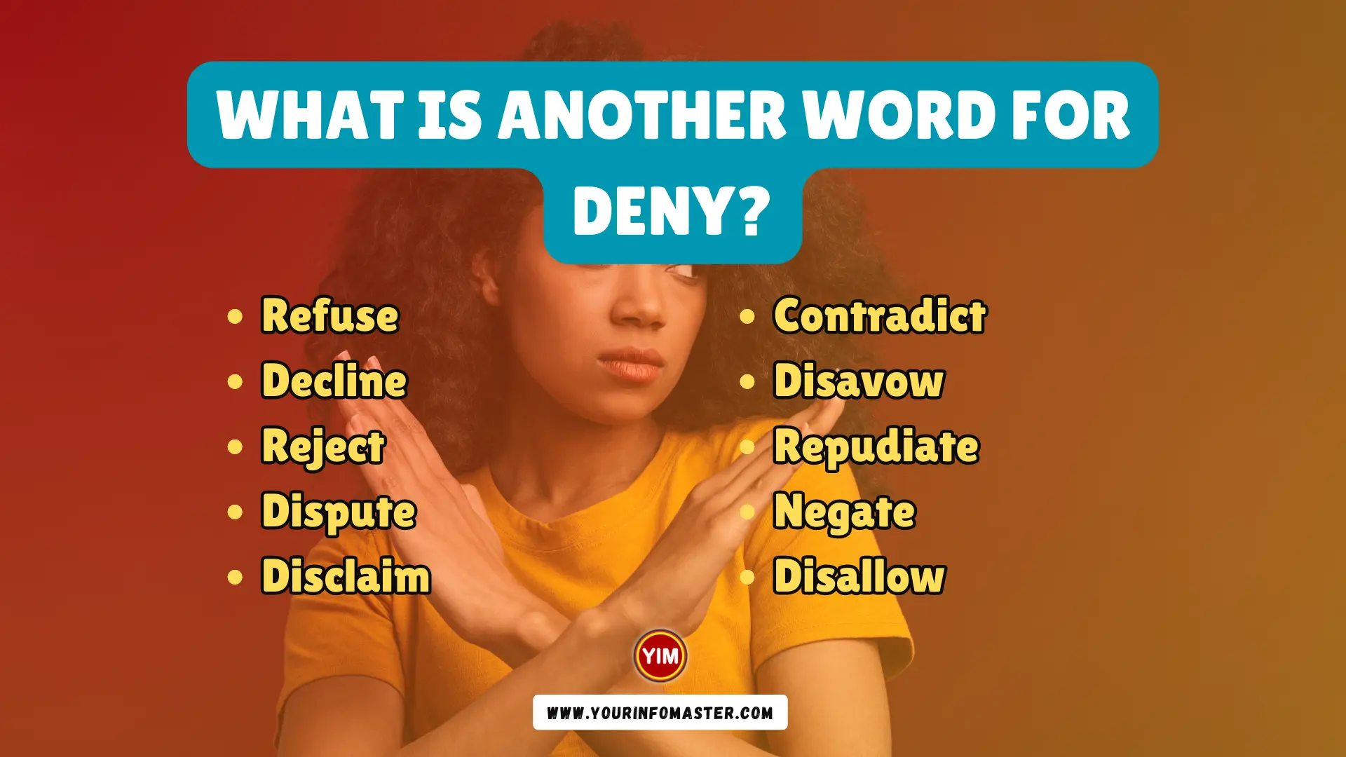 What Is Another Word For Deny Deny Synonyms Antonyms And Sentences 