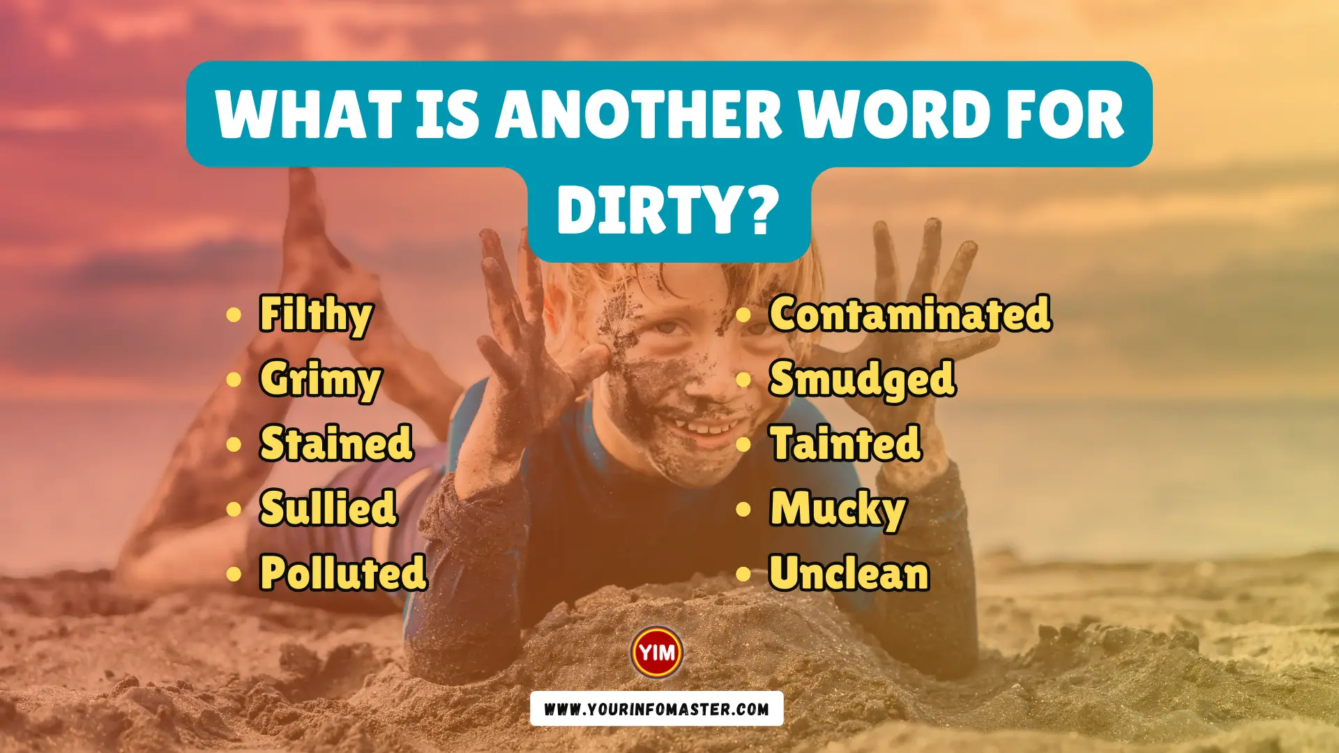 What Is Another Word For Dirty Dirty Synonyms Antonyms And 