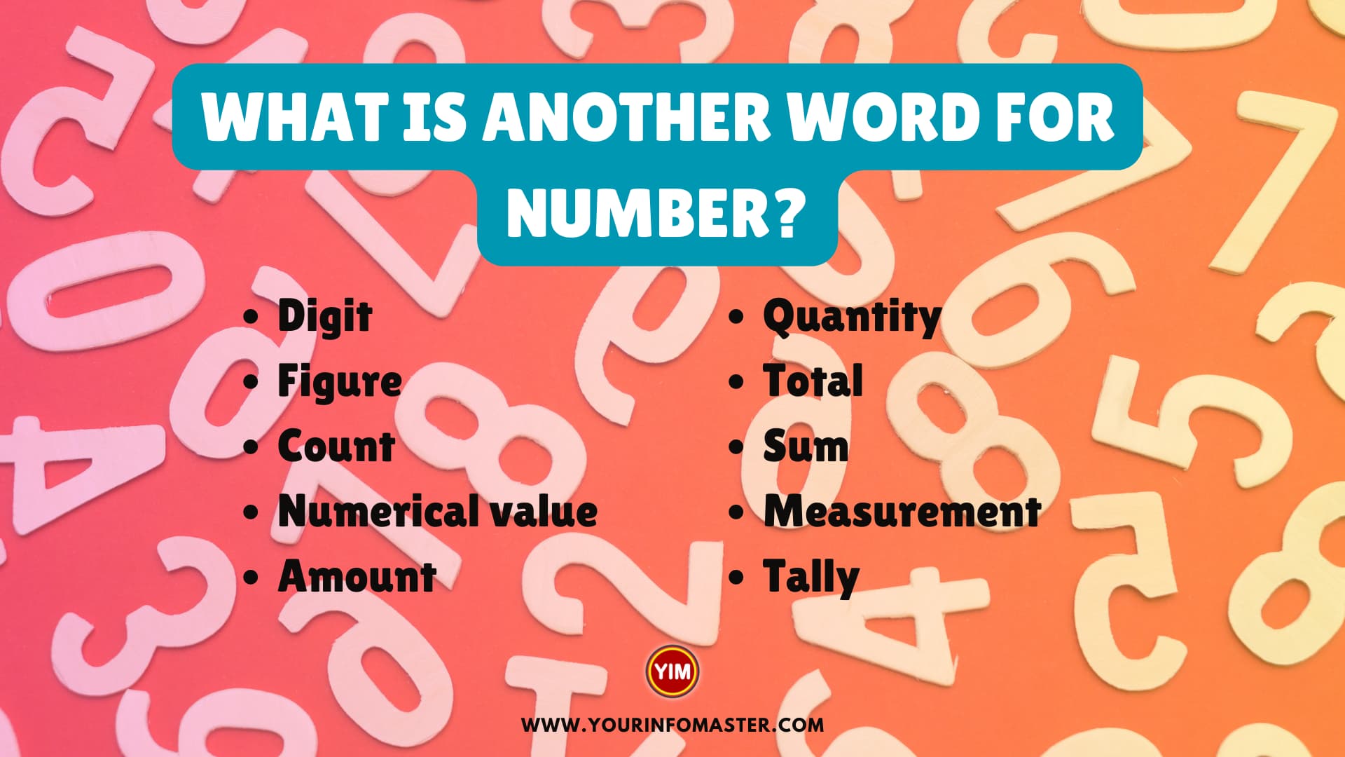 What Is Another Word For Number Number Synonyms Antonyms And 